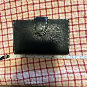 Black genuine Leather Wallet